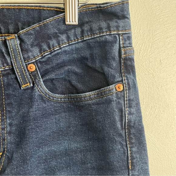 Levis Mens 511 Slim Fit Stretch Jeans 31x32 dark wash  Denim Cotton Blend‎ - Picture 8 of 13